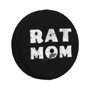 Rat Mom,Funny Tire Cover Universal Fit Spare Tire Protector for Truck SUV Trailer Camper Rv