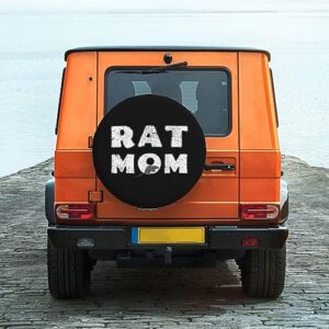 Rat Mom,Funny Tire Cover Universal Fit Spare Tire Protector for Truck SUV Trailer Camper Rv