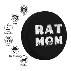 Rat Mom,Funny Tire Cover Universal Fit Spare Tire Protector for Truck SUV Trailer Camper Rv