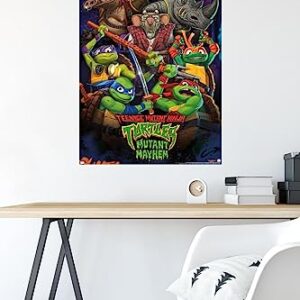 Trends International Teenage Mutant Ninja Turtles: Mutant Mayhem - Group Wall Poster, 22.37" x 34.00", Unframed Version