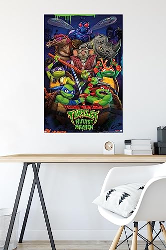 Trends International Teenage Mutant Ninja Turtles: Mutant Mayhem - Group Wall Poster, 22.37" x 34.00", Unframed Version