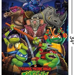 Trends International Teenage Mutant Ninja Turtles: Mutant Mayhem - Group Wall Poster, 22.37" x 34.00", Unframed Version