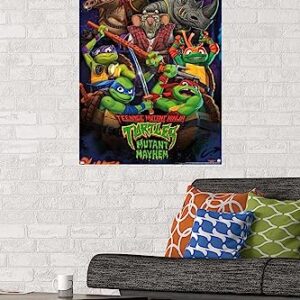 Trends International Teenage Mutant Ninja Turtles: Mutant Mayhem - Group Wall Poster, 22.37" x 34.00", Unframed Version