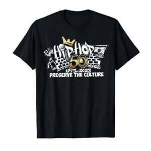 50 Years Hip Hop Preserve The Culture 50th Anniversary T-Shirt