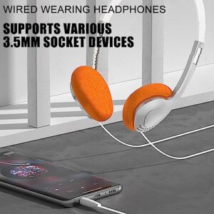 Y2K Retro Headset Earphones Overhead Earbuds HIFI Sound Supports 3.5mmAUX 3.5 Lightweight And Portable Personality Vintage Headphones Headphones Durable Headphones Stylish Headphones Noise Cancelling