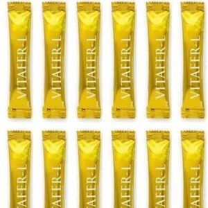 Vitafer-L Gold "AMC *100% Natural*. Box of 15 SACHETS of 10 ml - 0.33 oz Each Sachet