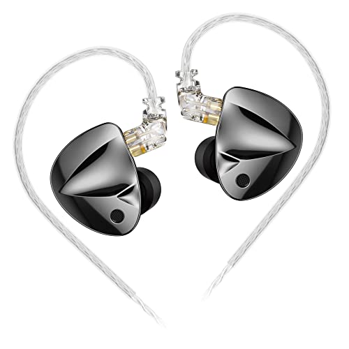 KZ D-Fi in Ear Monitor Headphones Dual-Magnet & Dual-Cavity Dynamic Driver Earphones HiFi Stereo Noise Isolation Earbuds with 4 Tuning Switches for Audio Engineers, Musicians(No Mic)