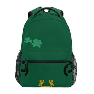 odawa luck truck shamrocks st patricks school bookbag big backpacks for high school travel laptop backpack