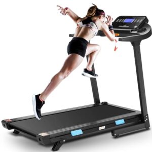 Treadmill 300 lb Capacity with Incline, 51" x 18" Ultra-Wide Running Area, Max 3.25HP Large Folding Treadmill for Home Gym, Electric Walking Running Machine