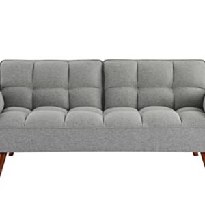 Verfur Futon Sofa Bed Sofabed, Light Gray