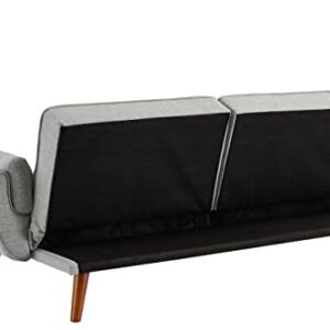 Verfur Futon Sofa Bed Sofabed, Light Gray