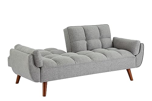 Verfur Futon Sofa Bed Sofabed, Light Gray