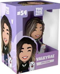 youtooz valkyrae #54 4.35" inch vinyl figure, collectible limited edition figure from the youtooz gaming collection