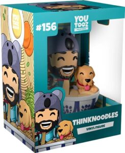 youtooz thinknoodles #156 4.7" inch vinyl figure, kopi and justin collectible limited edition figure from the youtooz gaming collection