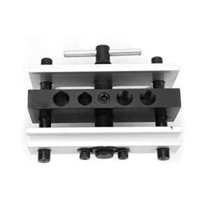 0.39~2.17in Wood Size Self Centering Doweling Jig Kit Aluminum Alloy Metric Imperial Scale for Drilling Holes