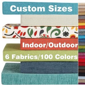 custom bench cushions,piping design bench seat cushion for indoor/outdoor furniture,75d high-resilience foam bench cushions for patio garden bay window cushions,100+colors