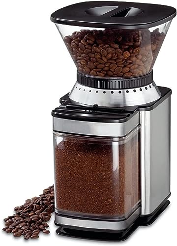 Precision Control Electric Coffee Grinder with 24 Grind Settings and Premium Stainless Steel Design