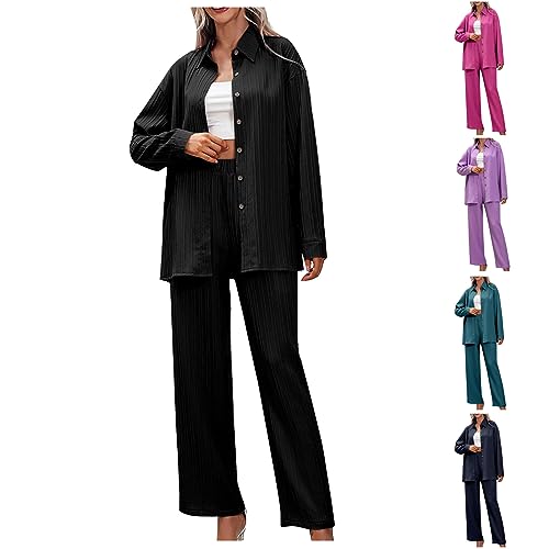 Travel Wear For Women Clothing Long Sleeve Top And Shorts Set 2 Piece Shorts Set For Women Long Sleeve,today's deals my orders