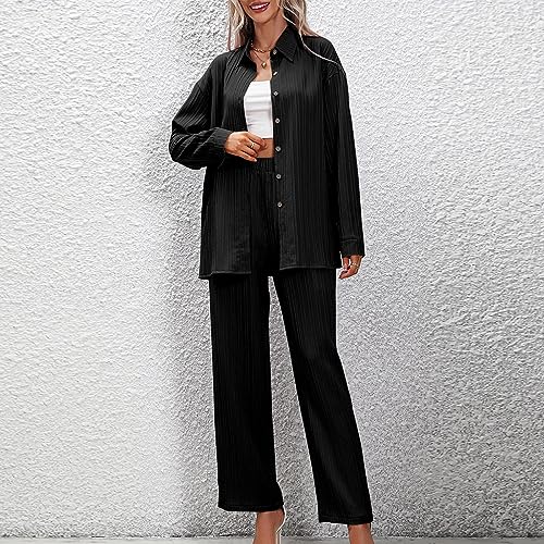 Travel Wear For Women Clothing Long Sleeve Top And Shorts Set 2 Piece Shorts Set For Women Long Sleeve,today's deals my orders