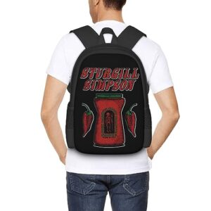 CASOWAT Sturgill Singer Simpson Backpack Laptop Backpacks Outdoor Travel Bags Double Shoulder Bag For Men Women