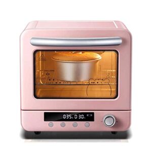 czdyuf 20l toaster oven, multi-function stainless steel finish with timer - toast - bake - broil, natural convection - 1300 watts of power