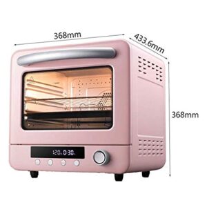 CZDYUF 20L Toaster Oven, Multi-function Stainless Steel Finish with Timer - Toast - Bake - Broil, Natural Convection - 1300 Watts of Power