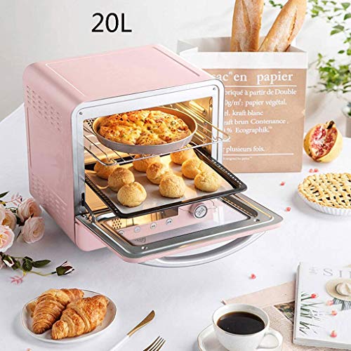 CZDYUF 20L Toaster Oven, Multi-function Stainless Steel Finish with Timer - Toast - Bake - Broil, Natural Convection - 1300 Watts of Power