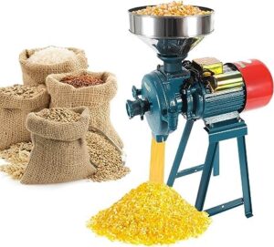 electric grain grinder mill,220v 2200w commercial corn mill grinder machine feed mill wheat grinder,electric dry cereals grinder with funnel