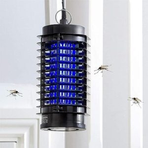 Bug Zapper, Electric Mosquito & Fly Zappers/Killer - Insect Attractant Trap Powerful Bug Zapper Light, Hangable Mosquito Lamp for Home, Indoor, Outdoor, Patio (Black)