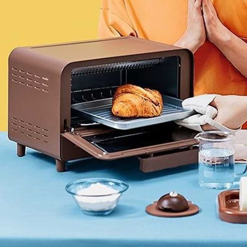 CZDYUF Electric oven household mini bread baking machine 12L capacity infrared heating