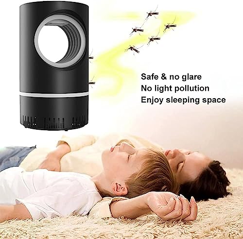 Nincrane Zapper, Electric Mosquito & Fly Zappers/Killer - Insect Attractant Trap Powerful Bug Zapper Light, Hangable Mosquito Lamp for Home, Indoor, Outdoor, Patio (Black)