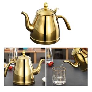 Luxshiny stainless steel teapot stove tea kettle tea kettle for stove cooking oil keeper whistling water kettle induction kettle Teakettle for Induction Cooker make tea olive oil Hourglass