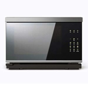 czdyuf digital countertop toaster oven,steaming and baking large capacity 28l,black