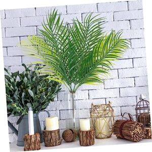 Garneck 1pc Imitation Plants Fake Flowers for Outdoors Faux Greenery Outdoor Plants Faux Wheat Grass Plastic Wheat Grass Artificial Outdoor Plants Miniature Plant Decor Home Adornment Palm