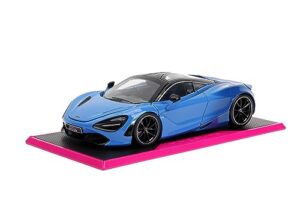 pink slips 1:24 mclaren 720s die-cast car, toys for kids and adults(blue)