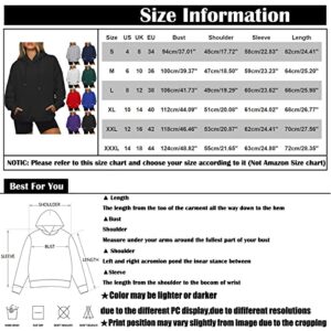 ZEFOTIM Womens Hoodies Zip Up Oversized Basic Fall Outfits for Women 2023 Button Down Long Sleeve Plus Size Mom Sweatshirts for Women Sexy Work Dressy Women Tops Sudaderas Para Mujer Navy M