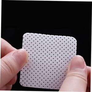 minkissy 540pcs Nail Pads Glue for Lashes Extension Nail Gel Disposable Wipes Eyelashes Extension Glue Eyelash Glue Wipers Nail Polish Remover Pads Eyelash Grafting Supply Nail Wiping Pad