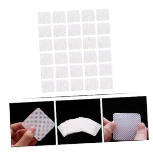 minkissy 540pcs Nail Pads Glue for Lashes Extension Nail Gel Disposable Wipes Eyelashes Extension Glue Eyelash Glue Wipers Nail Polish Remover Pads Eyelash Grafting Supply Nail Wiping Pad