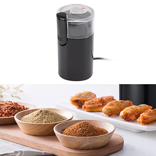 Grain Grinder 50g Stainless Steel Coffee Grinder Electric For Herb Nut Spice 150W Grain Grinder Mill for Home Chinese Herbal With Brush Easy To Clean(American Standard 110V)