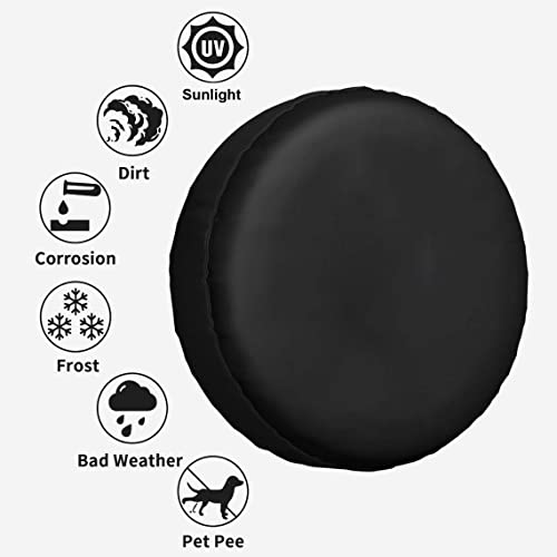 Tippsy LLC Store Bigfoot Camping Hiking Tire Cover, Bigfoot Spare Tire Cover with or Without Backup Camera Hole (Style 2)