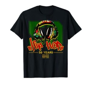 hip hop 50 years 50th anniversary graffiti 1973-2023 rap t-shirt