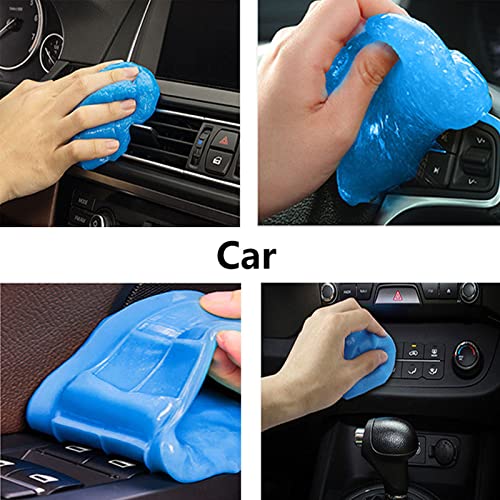 Car Cleaning Gel, 4 Packs Car Detailing Kit, Car Cleaning Supplies Universal Tools, Car Accessories for Women or Men, Car Cleaning Kit Suitable for Car Vents, Keyboard, PC, Laptops and Cameras