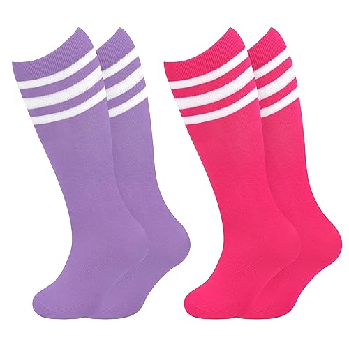 Girls Soccer Socks Toddler Soccer Socks Kids Soccer Socks Youth Soccer Socks Girls Knee High Socks Girls Softball Socks