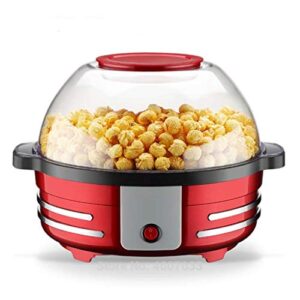 fgudfod 5l large capacity electric corn popcorn maker household automatic hot air popcorn making machine diy corn popper can barbecue