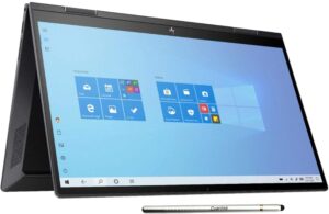 hp 2023 newest flagship envy x360 2 in 1 15.6" touchscreen laptop, hexa-core amd ryzen 5 7530u(beat i7-1195g7), 8gb ram, 1024gb pcie ssd, backlit keyboard, w/stylus pen, windows 11 home, silver