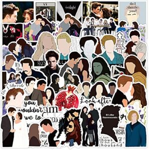 50pcs classic movie twilight anime saga stickers for water bottles,toys teens girls adults gifts,vinyl waterproof stickers for laptop,phone,notebook,skateboard decal sticker pegatinas juguete