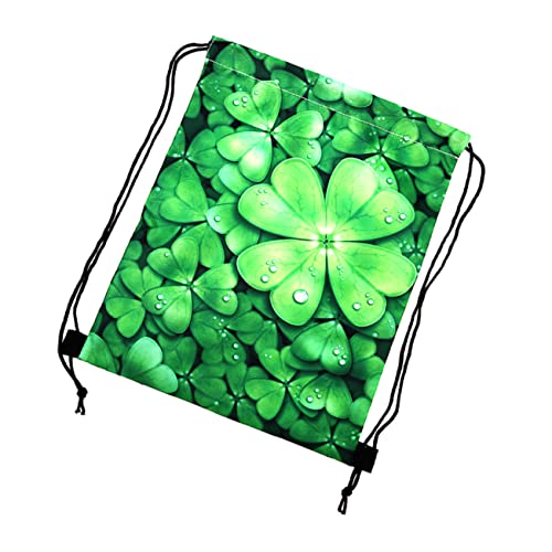 SHERCHPRY 3pcs drawstring backpack sport backpack Patricks Day Drawstring bag St Patrick Day sack party favor shopping bag printed travel bag storage bag tighten up sports bag party supplies