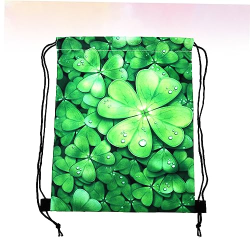 SHERCHPRY 3pcs drawstring backpack sport backpack Patricks Day Drawstring bag St Patrick Day sack party favor shopping bag printed travel bag storage bag tighten up sports bag party supplies