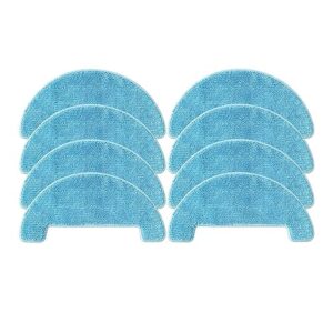 zeada robotic vacuum cleaner accessories main side brush hepa filter mop cloth replacement，compatible for kyvol cybovac e20 e30 e31 (color : 8 mop rag)