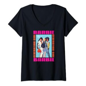 Barbie - Barbie Gen Girl Border V-Neck T-Shirt